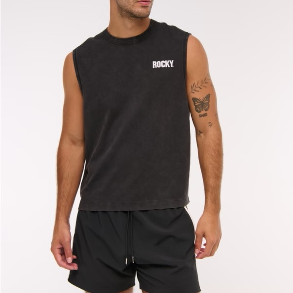 Abercrombie & Fitch Men’s YPB Active heavyweight cotton tank size small Rocky